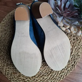 Botines Refresh Talla 39 Azul Perforados