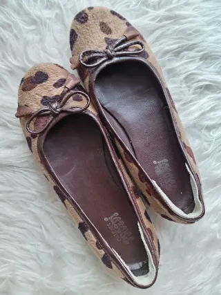 Bailarinas pelo estampado leopardo talla 35