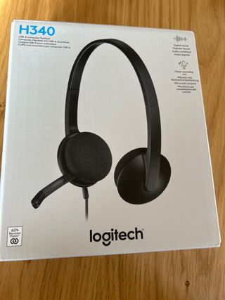 Auriculares Logitech H340 USB con micrófono