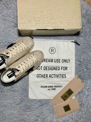 Golden Goose Sneakers Beige/Nero