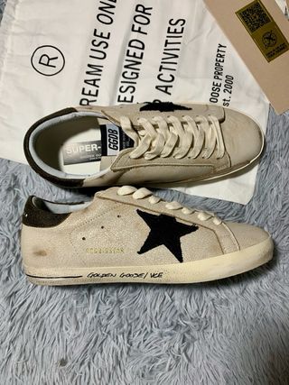 Golden Goose Sneakers Beige/Nero