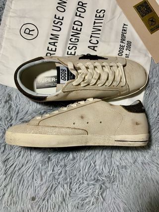 Golden Goose Sneakers Beige/Nero