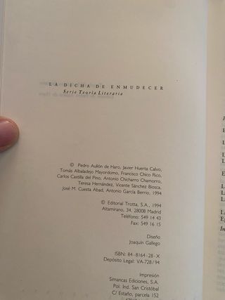 Aullón de Haro./ Teoría de la crítica literaria