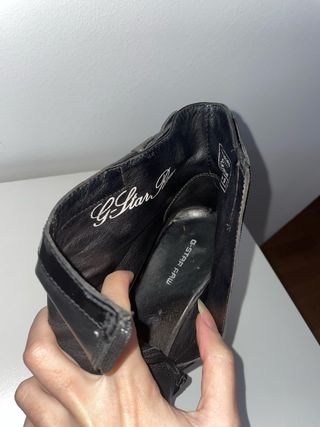 Botines G-Star RAW Negros Tacón Vintage