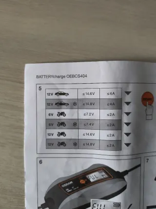 Cargador para batería de moto/coche