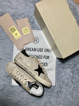 Golden Goose Sneakers Beige/Nero