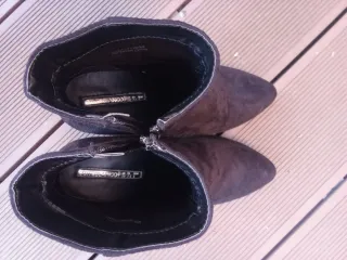 Botines imitación ante negras