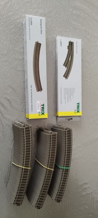 Trix HO Binari Curvi e Deviatoi