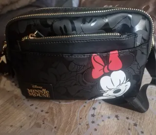 Bolso Minnie Mouse Disney Negro Rojo