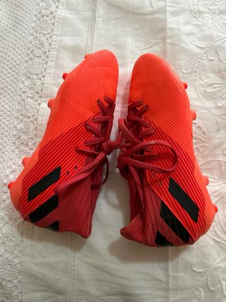 Zapatillas de fútbol Adidas Naranja/Rojo