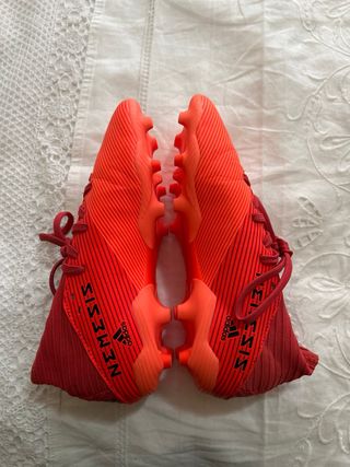 Zapatillas de fútbol Adidas Naranja/Rojo