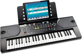 - RockJam Piano con teclado de 49 teclas con fue