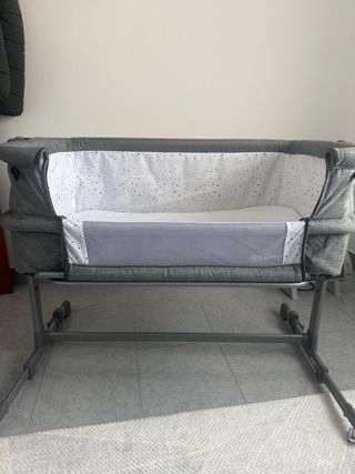 Cuna de colecho gris Kinderkraft