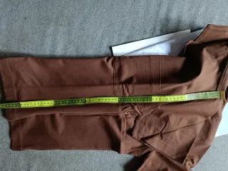 Camisa Mango Manga Corta Marrón