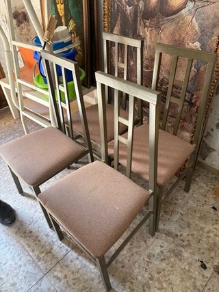 Silla Salón Gris Granate