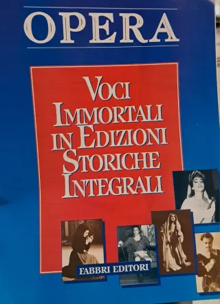 Raccolta 92 audiocassette Opera Lirica con Libri