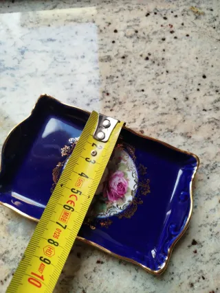 Piattino Limoges porcellana decorato