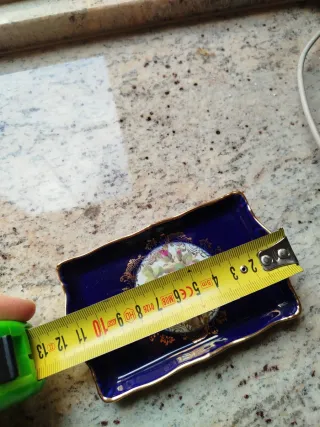 Piattino Limoges porcellana decorato