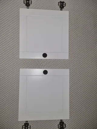 2 Puertas IKEA KALLAX con pomos negros