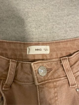 Pantalón cargo Mango Teen rosa