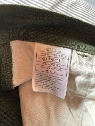 Pantalones Carhartt T29 Verde