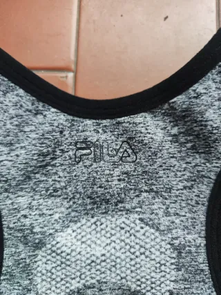Fila reggiseno sportivo grigio taglia L