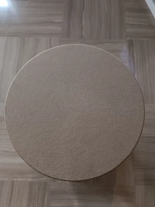 Mesa camilla redonda de madera