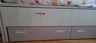 Cama nido + cajonera auxiliar