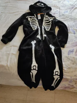 Pijama mono esqueleto Talla 8-10 años