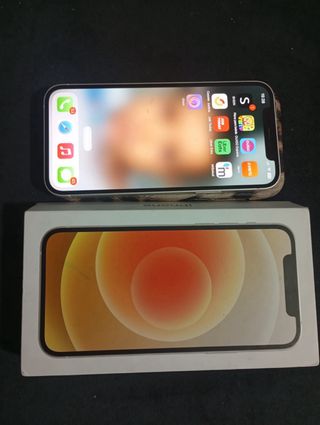 Iphone 12 caja y cargador