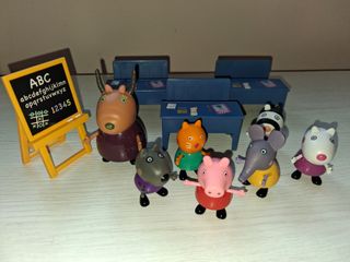 Escuela Peppa Pig Figuras y Mobiliario