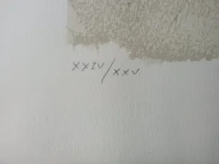 Grabado firmado cuadro Beulas con certificado