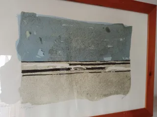 Grabado firmado cuadro Beulas con certificado