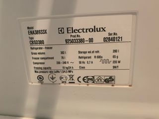 Plancha de vidrio nevera electrolux ENA38933X