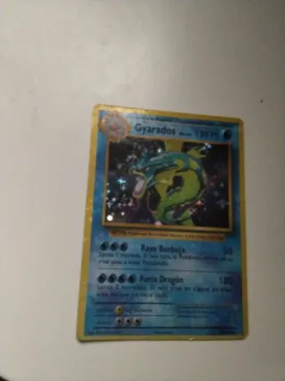 Carta Pokémon Gyarados 1ª Generación