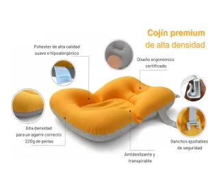 Bañera Plegable Bebé con Termómetro