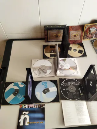 Lotes CDs Varios: Salsa, Pop, Rock