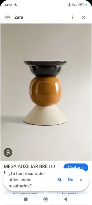 Mesa auxiliar Zara Home