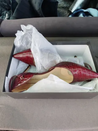 Zapatos Massimo Dutti Rojo Talla 41