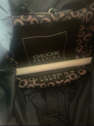 Abrigo plumífero Geox azul mujer