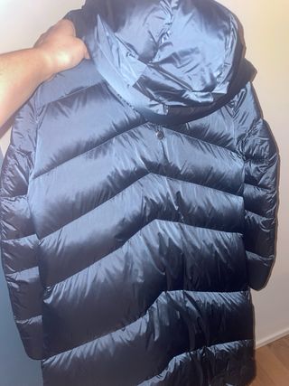 Abrigo plumífero Geox azul mujer