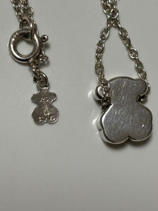 Conjunto Tous Plata Oso y Anillo