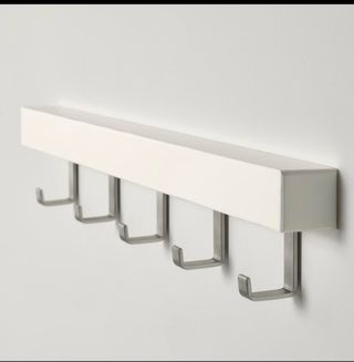 Perchero Pared Ikea Blanco y Metal