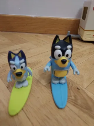 Lote Juguetes Bluey Coche y Caravana