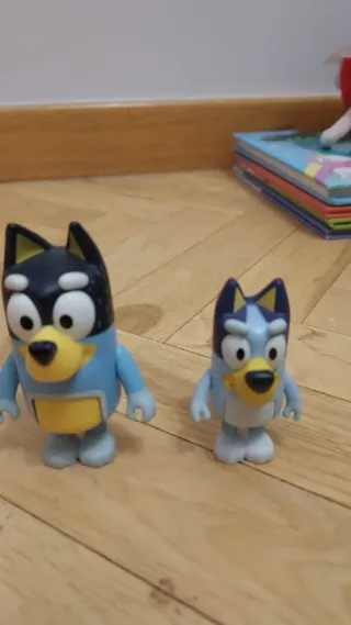 Lote Juguetes Bluey Coche y Caravana