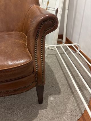 Sillón Chester Piel Envejecida