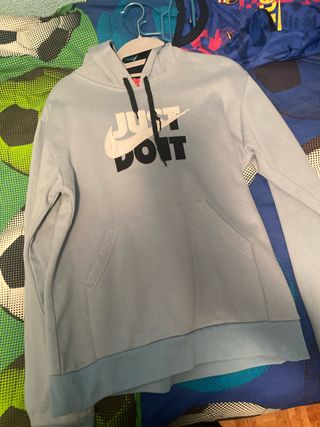 Sudadera Nike Gris y Azul