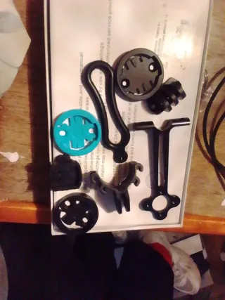 Soportes para ciclocomputadora.