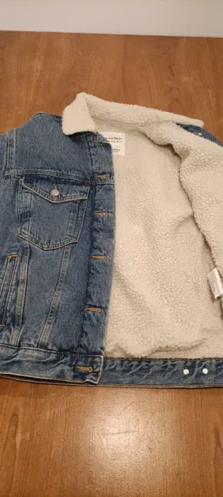 Chaqueta vaquera con forro