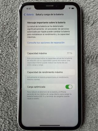 iPhone XR 64 GB Apple color blanco